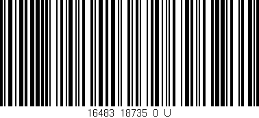 Código de barras (EAN, GTIN, SKU, ISBN): '16483_18735_0_U'