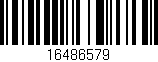 Código de barras (EAN, GTIN, SKU, ISBN): '16486579'