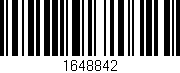 Código de barras (EAN, GTIN, SKU, ISBN): '1648842'