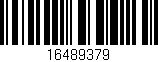 Código de barras (EAN, GTIN, SKU, ISBN): '16489379'