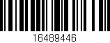 Código de barras (EAN, GTIN, SKU, ISBN): '16489446'