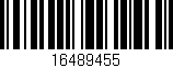 Código de barras (EAN, GTIN, SKU, ISBN): '16489455'
