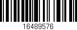Código de barras (EAN, GTIN, SKU, ISBN): '16489576'