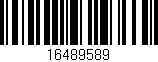 Código de barras (EAN, GTIN, SKU, ISBN): '16489589'