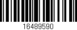 Código de barras (EAN, GTIN, SKU, ISBN): '16489590'