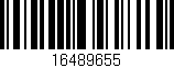 Código de barras (EAN, GTIN, SKU, ISBN): '16489655'