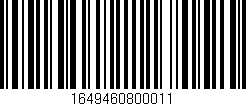 Código de barras (EAN, GTIN, SKU, ISBN): '1649460800011'