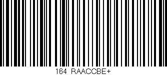 Código de barras (EAN, GTIN, SKU, ISBN): '164/RAACCBE+'
