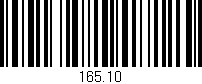 Código de barras (EAN, GTIN, SKU, ISBN): '165.10'