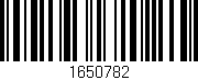 Código de barras (EAN, GTIN, SKU, ISBN): '1650782'