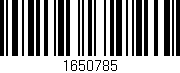Código de barras (EAN, GTIN, SKU, ISBN): '1650785'