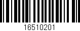 Código de barras (EAN, GTIN, SKU, ISBN): '16510201'