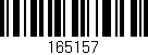 Código de barras (EAN, GTIN, SKU, ISBN): '165157'