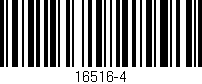 Código de barras (EAN, GTIN, SKU, ISBN): '16516-4'