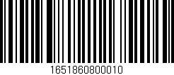 Código de barras (EAN, GTIN, SKU, ISBN): '1651860800010'