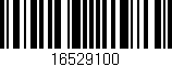 Código de barras (EAN, GTIN, SKU, ISBN): '16529100'