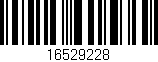 Código de barras (EAN, GTIN, SKU, ISBN): '16529228'