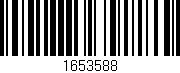 Código de barras (EAN, GTIN, SKU, ISBN): '1653588'