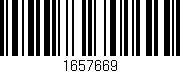 Código de barras (EAN, GTIN, SKU, ISBN): '1657669'