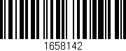 Código de barras (EAN, GTIN, SKU, ISBN): '1658142'