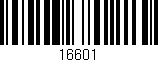 Código de barras (EAN, GTIN, SKU, ISBN): '16601'