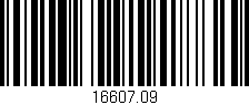 Código de barras (EAN, GTIN, SKU, ISBN): '16607.09'