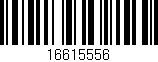 Código de barras (EAN, GTIN, SKU, ISBN): '16615556'