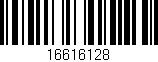Código de barras (EAN, GTIN, SKU, ISBN): '16616128'