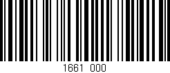 Código de barras (EAN, GTIN, SKU, ISBN): '1661/000'