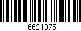 Código de barras (EAN, GTIN, SKU, ISBN): '16621875'