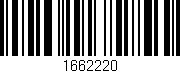 Código de barras (EAN, GTIN, SKU, ISBN): '1662220'