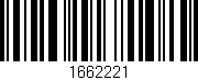 Código de barras (EAN, GTIN, SKU, ISBN): '1662221'