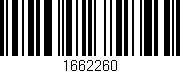 Código de barras (EAN, GTIN, SKU, ISBN): '1662260'