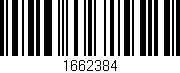 Código de barras (EAN, GTIN, SKU, ISBN): '1662384'