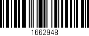 Código de barras (EAN, GTIN, SKU, ISBN): '1662948'