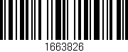 Código de barras (EAN, GTIN, SKU, ISBN): '1663826'
