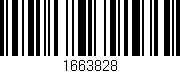 Código de barras (EAN, GTIN, SKU, ISBN): '1663828'