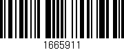 Código de barras (EAN, GTIN, SKU, ISBN): '1665911'