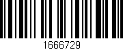 Código de barras (EAN, GTIN, SKU, ISBN): '1666729'