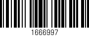 Código de barras (EAN, GTIN, SKU, ISBN): '1666997'