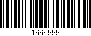 Código de barras (EAN, GTIN, SKU, ISBN): '1666999'