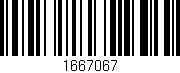 Código de barras (EAN, GTIN, SKU, ISBN): '1667067'