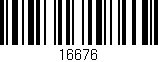 Código de barras (EAN, GTIN, SKU, ISBN): '16676'
