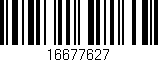 Código de barras (EAN, GTIN, SKU, ISBN): '16677627'