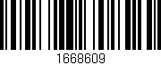 Código de barras (EAN, GTIN, SKU, ISBN): '1668609'