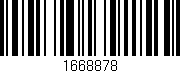 Código de barras (EAN, GTIN, SKU, ISBN): '1668878'
