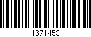 Código de barras (EAN, GTIN, SKU, ISBN): '1671453'