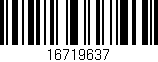 Código de barras (EAN, GTIN, SKU, ISBN): '16719637'