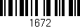 Código de barras (EAN, GTIN, SKU, ISBN): '1672'