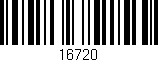 Código de barras (EAN, GTIN, SKU, ISBN): '16720'